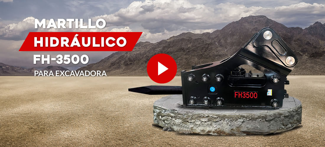Video Martillo Hidráulico FH3500